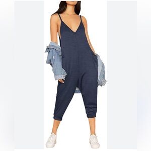 Allie Rae Navy Jumpsuit